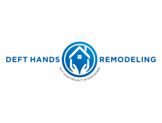 DEFt Hands Remodeling logo design by gusth!nk