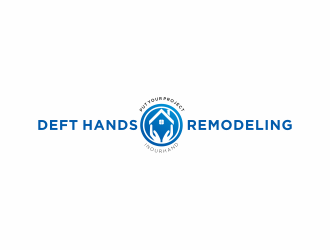DEFt Hands Remodeling logo design by gusth!nk