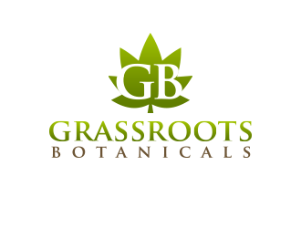 grassroots botanicals  logo design by BeDesign