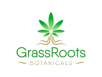 grassroots botanicals  logo design by ksantirg