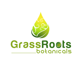 grassroots botanicals  logo design by tec343