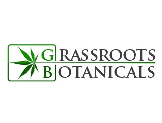 grassroots botanicals  logo design by nikkl