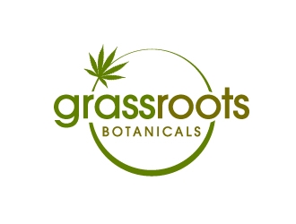 grassroots botanicals  logo design by J0s3Ph