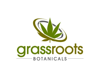 grassroots botanicals  logo design by J0s3Ph
