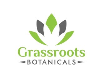 grassroots botanicals  logo design by akilis13