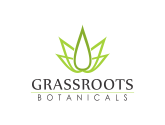 grassroots botanicals  logo design by logy_d