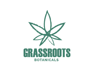 grassroots botanicals  logo design by spiritz
