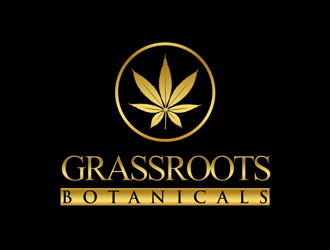 grassroots botanicals  logo design by kunejo