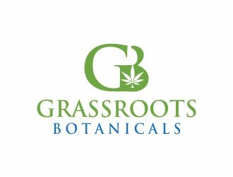 grassroots botanicals  logo design by 48art