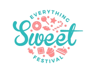 Everything Sweet Festival logo design by porcelainn