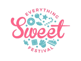 Everything Sweet Festival logo design by porcelainn