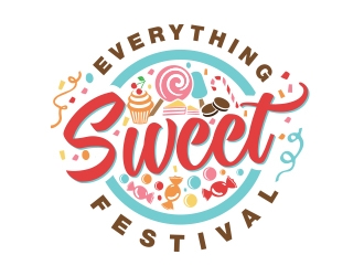 Everything Sweet Festival logo design by Eliben