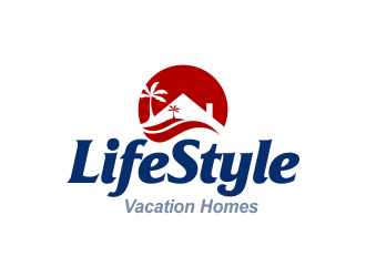 Lifestyle Vacation Homes logo design by gcreatives