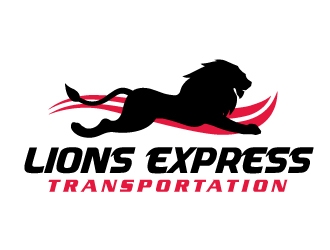 LIONS EXPRESS  logo design by ORPiXELSTUDIOS