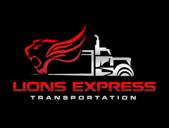 LIONS EXPRESS  logo design by grea8design