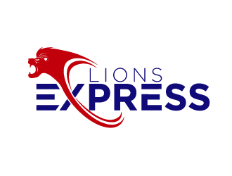 LIONS EXPRESS  logo design by gearfx