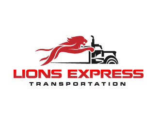 LIONS EXPRESS  logo design by grea8design