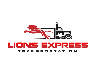 LIONS EXPRESS  logo design by grea8design