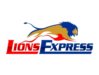 LIONS EXPRESS  logo design by Dddirt