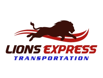 LIONS EXPRESS  logo design by ORPiXELSTUDIOS