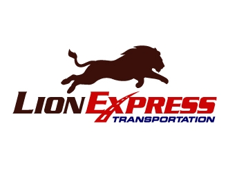 LIONS EXPRESS  logo design by ORPiXELSTUDIOS