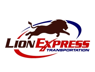 LIONS EXPRESS  logo design by ORPiXELSTUDIOS