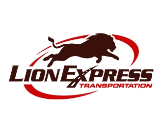 LIONS EXPRESS  logo design by ORPiXELSTUDIOS