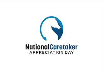 National Caretaker Appreciation Day logo design by hole