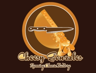 CHEESY GONZALES - running.cheese.factory logo design by AYATA