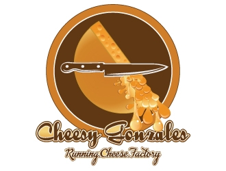 CHEESY GONZALES - running.cheese.factory logo design by AYATA