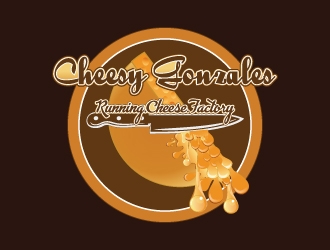 CHEESY GONZALES - running.cheese.factory logo design by AYATA