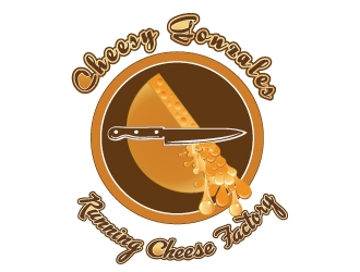 CHEESY GONZALES - running.cheese.factory logo design by AYATA