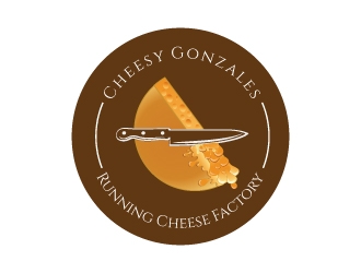 CHEESY GONZALES - running.cheese.factory logo design by AYATA
