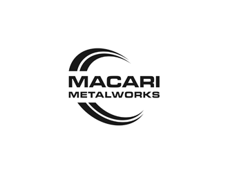 Macari Metalworks logo design by alby