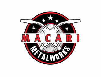 Macari Metalworks logo design by bosbejo