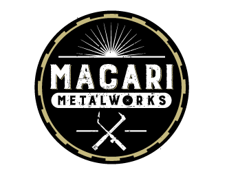 Macari Metalworks logo design by scriotx