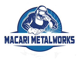 Macari Metalworks logo design by Optimus