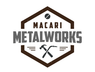 Macari Metalworks logo design by akilis13
