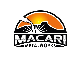 Macari Metalworks logo design by Foxcody