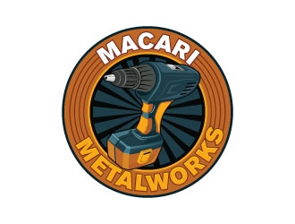 Macari Metalworks logo design by Suvendu