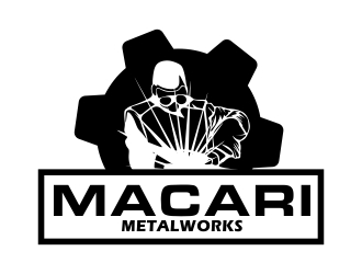 Macari Metalworks logo design by ElonStark