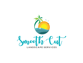 Smooth Cut Landscape Services logo design by Franky.
