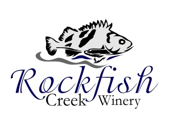 Rockfish Creek Winery logo design by mckris