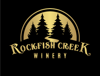Rockfish Creek Winery logo design by corneldesign77