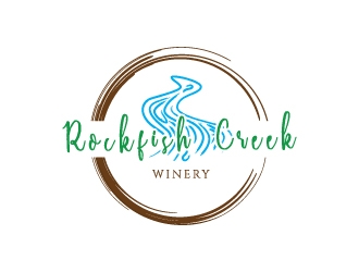 Rockfish Creek Winery logo design by AYATA