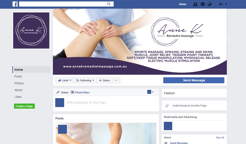 Anne K Remedial Massage logo design by scriotx