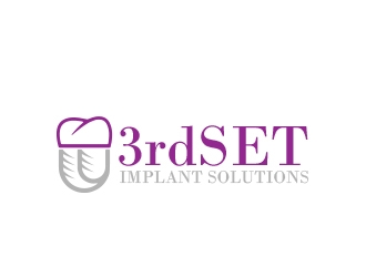 3rdSet Implant Solutions logo design by MarkindDesign