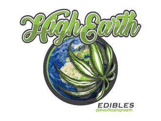 high earth edibles logo design by Dddirt