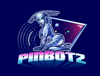 Pinbotz logo design by DreamLogoDesign