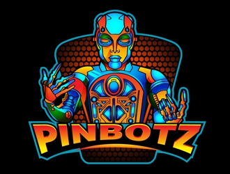 Pinbotz logo design by DreamLogoDesign